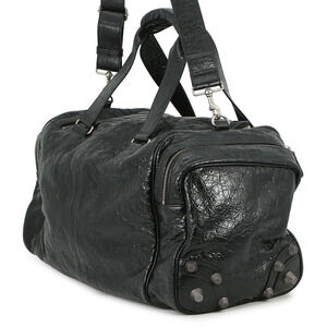 Balenciaga Boston Lucagol Bag Duffle Shoulder Black